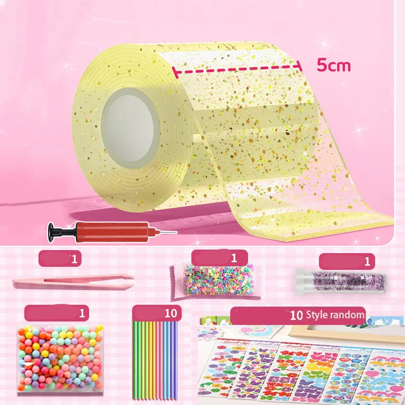 Nano Glue DIY Blow Bubble Tape