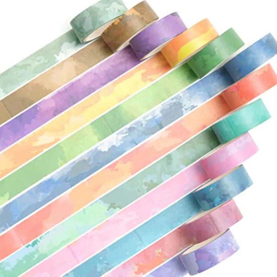 Watercolors Washi Tape Set