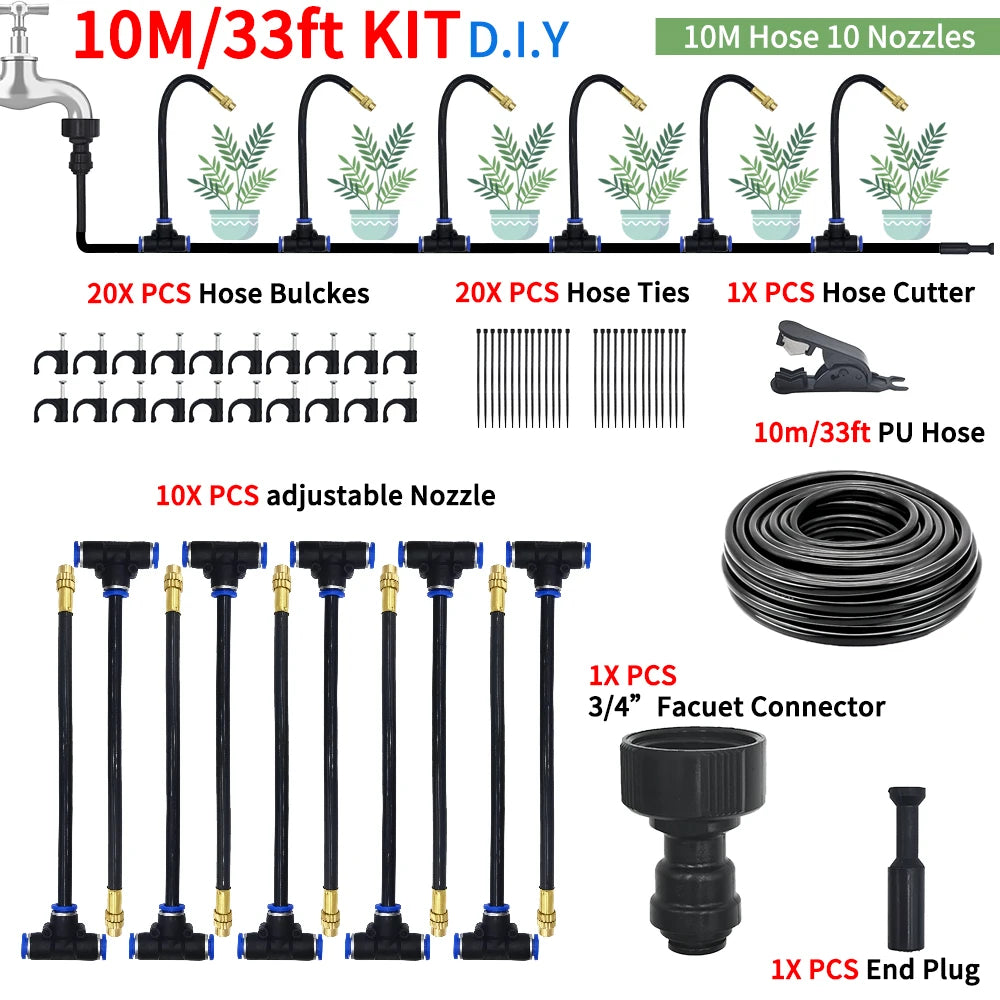 Irrigation spray nozzles kit For Greenhouse Garden