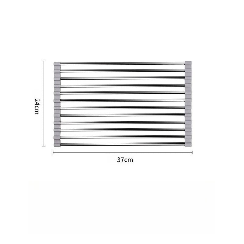 Foldable Roll Up Dish Drainer