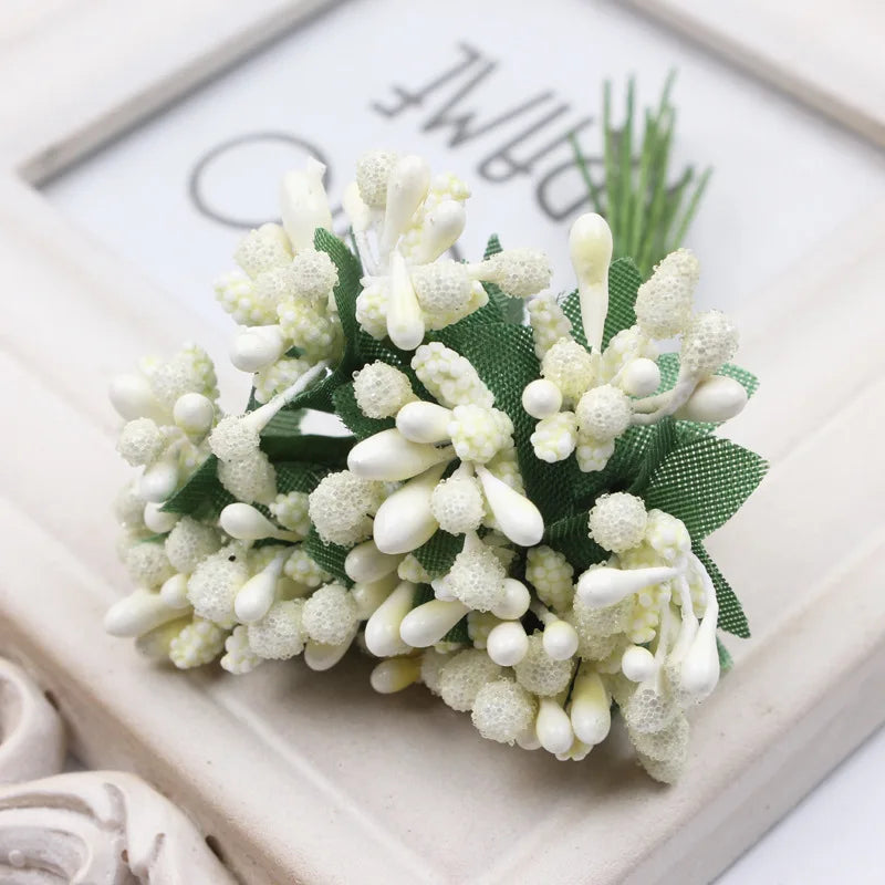 Artificial Small Berries on Wire Stems