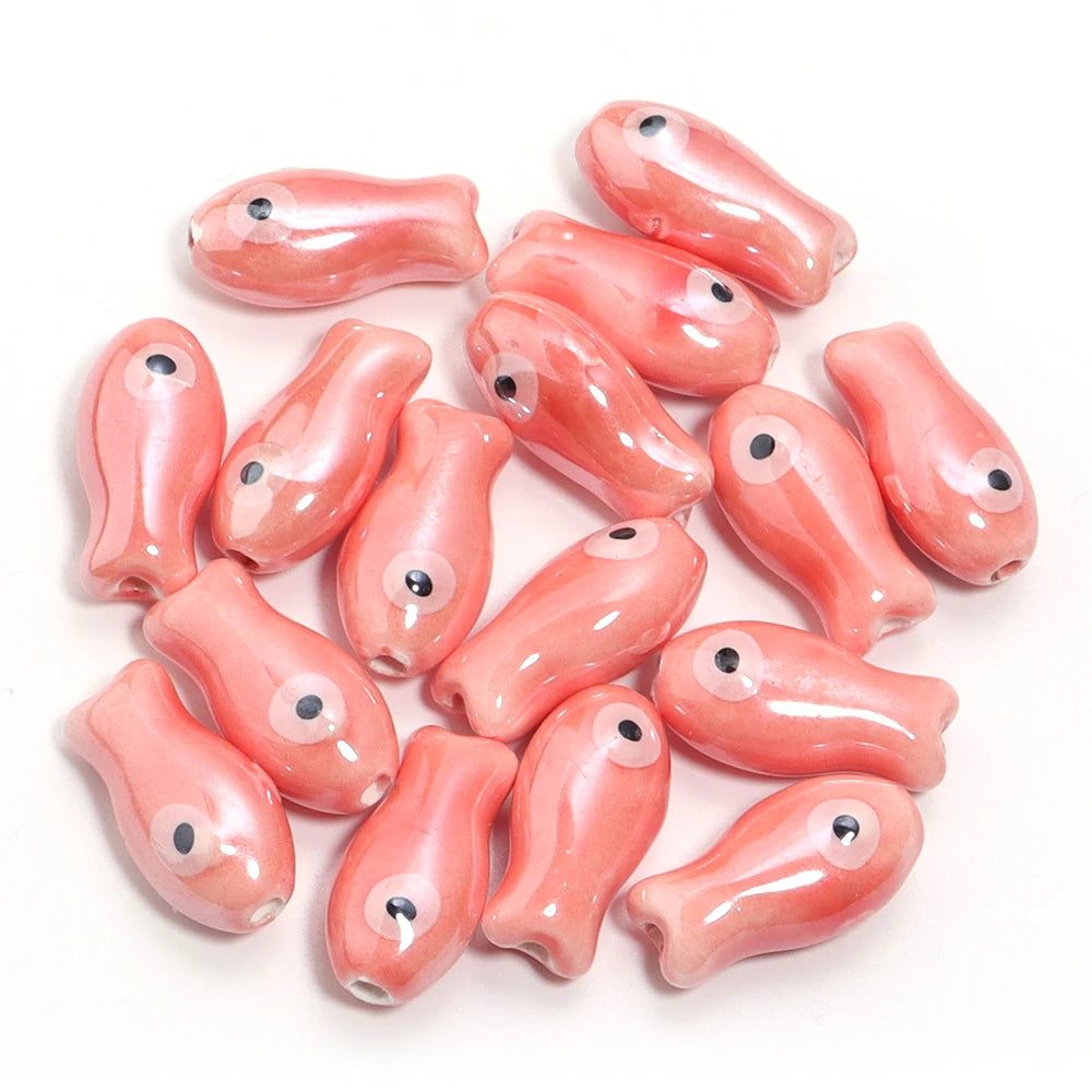 Small Fish Ceramic Beads