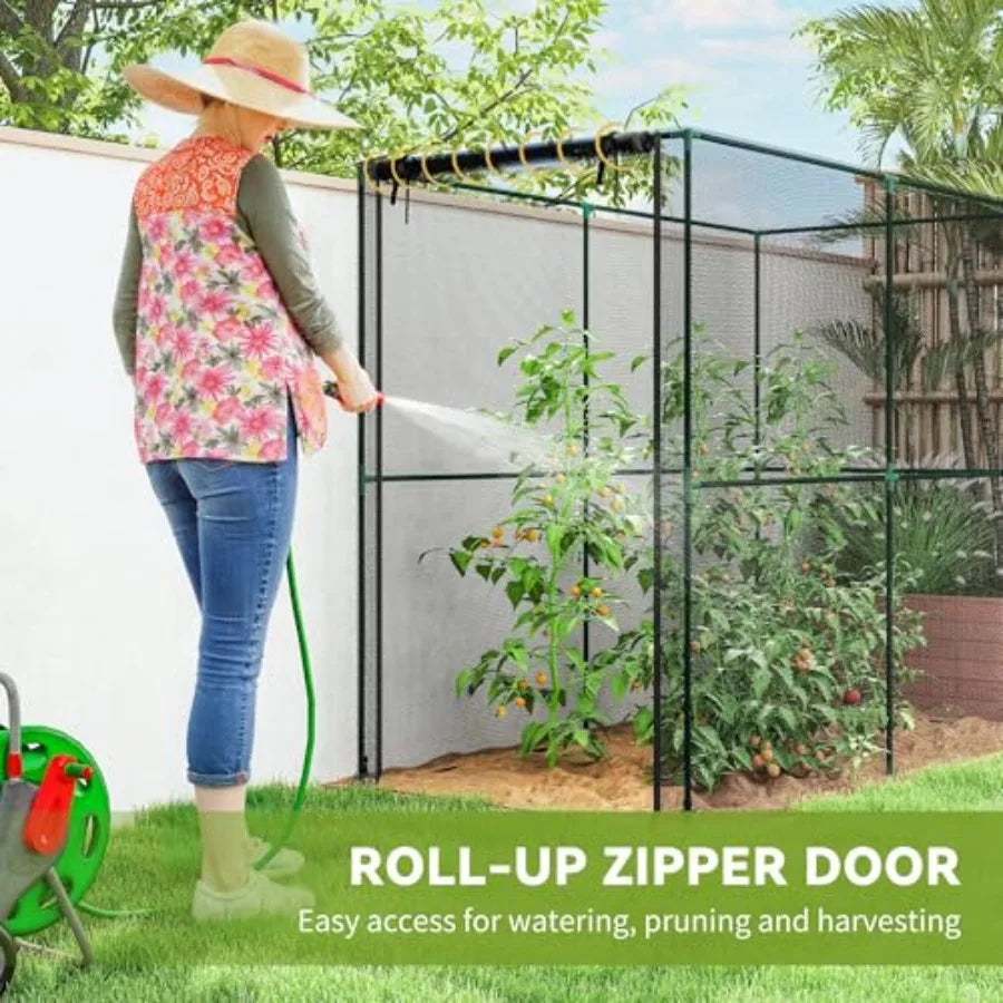 Outdoor garden cage for vegetables, flowers