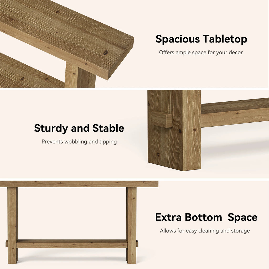 Solid Wood Console Table