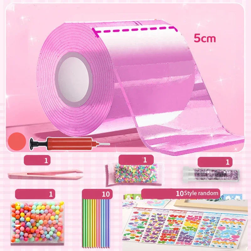 Nano Glue DIY Blow Bubble Tape