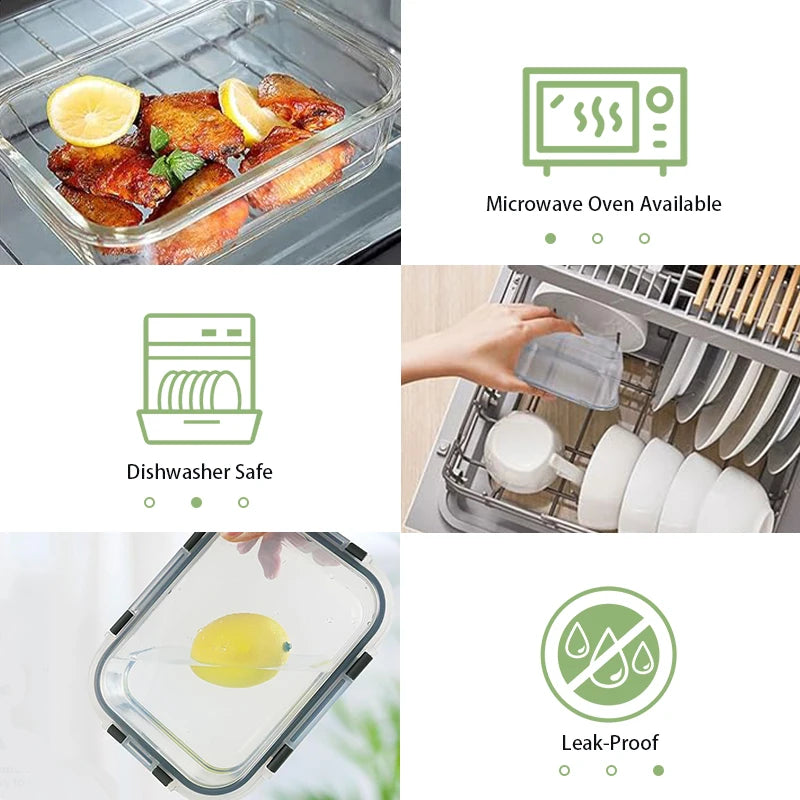 Glass Lunch Food Storage Containers
