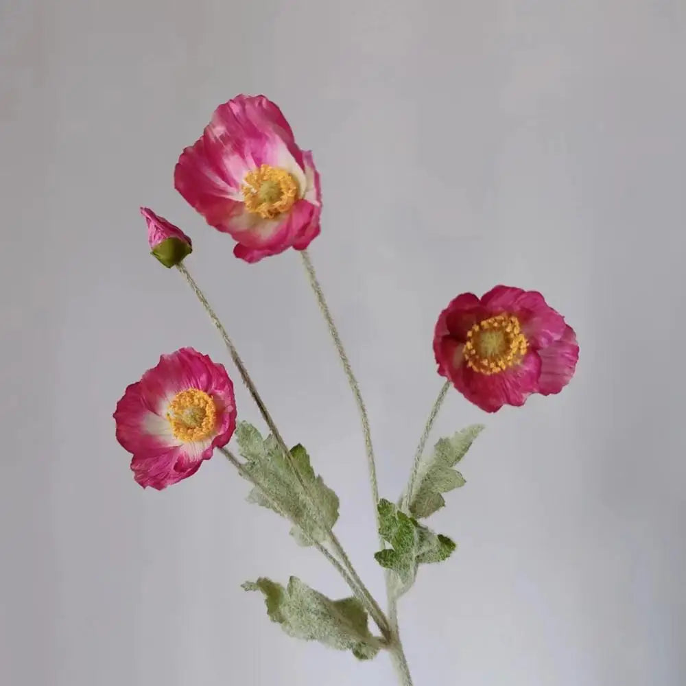 4 Head Artificial Poppy Bouquet









b
