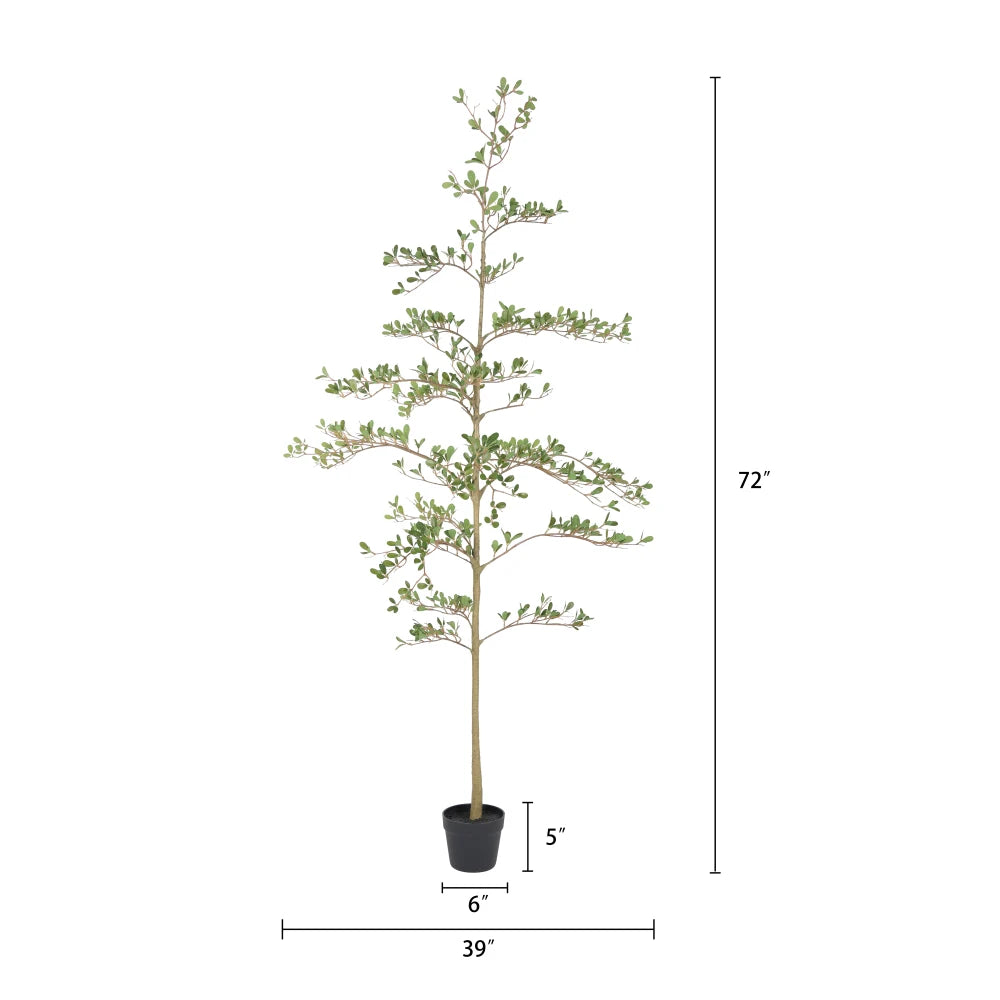 6ft Artificial Olive Tree