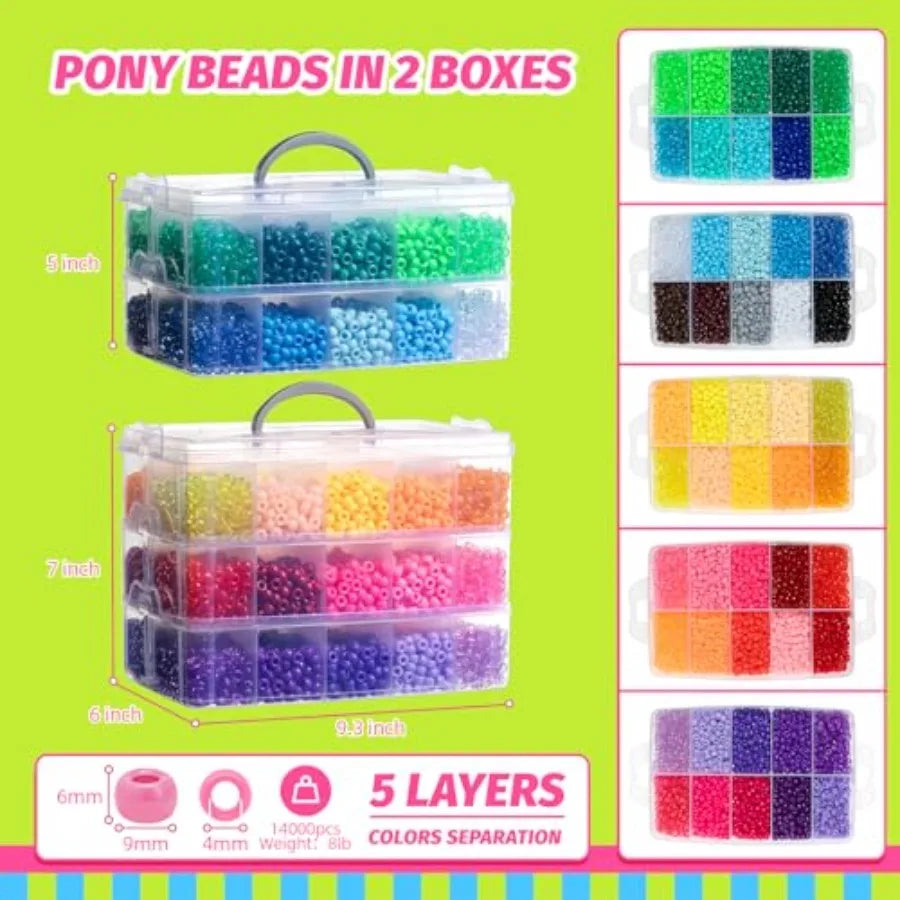 14000Pc Bulk Beads Set