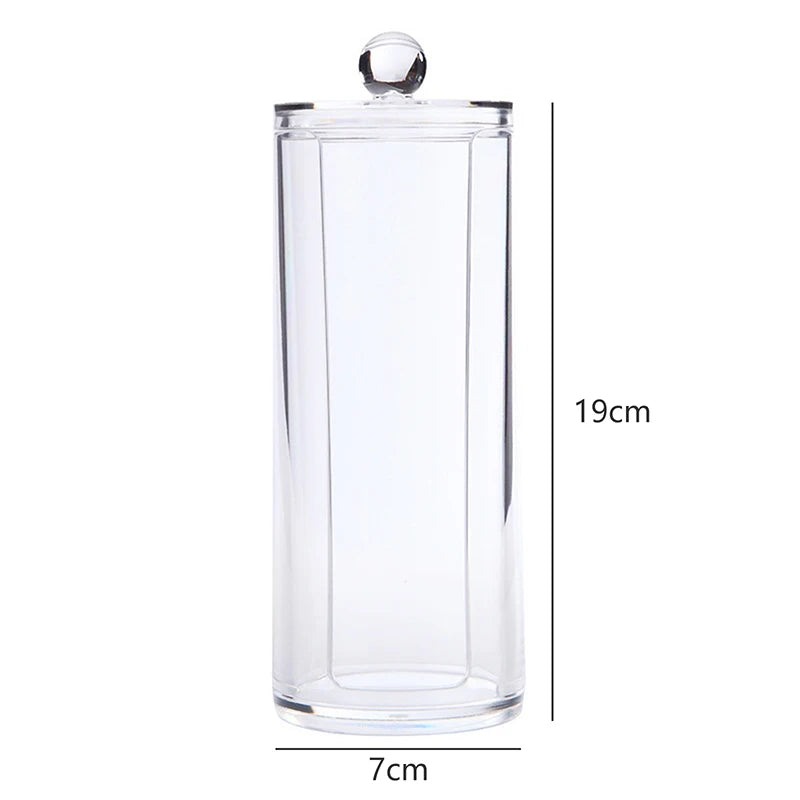 Acrylic Organizer Container with Bamboo Lid