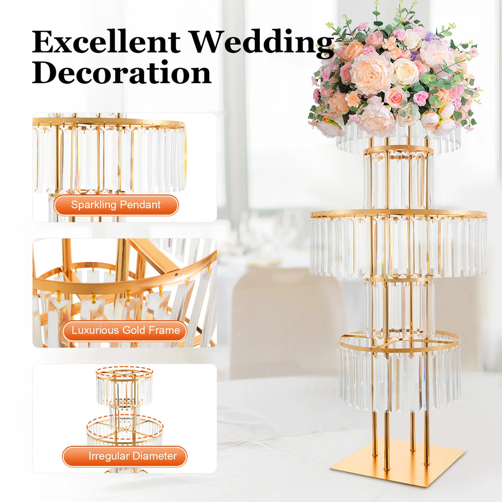 5 Tiers Wedding Centerpieces Decor Display