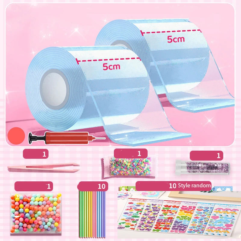 Nano Glue DIY Blow Bubble Tape