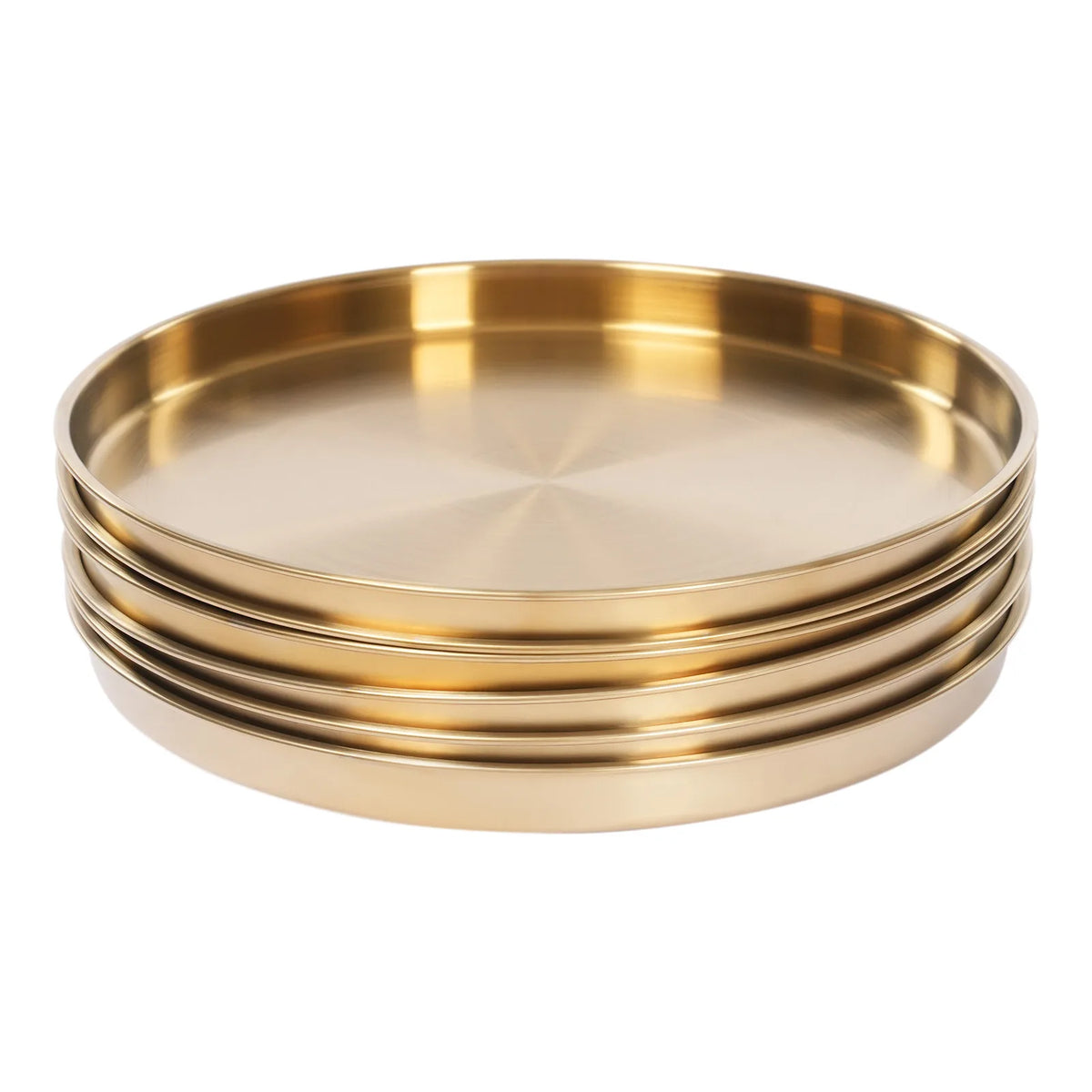 6Pcs Round Serving Trays