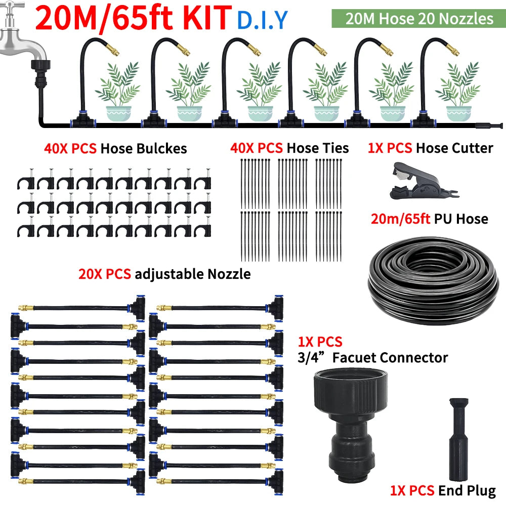 Irrigation spray nozzles kit For Greenhouse Garden