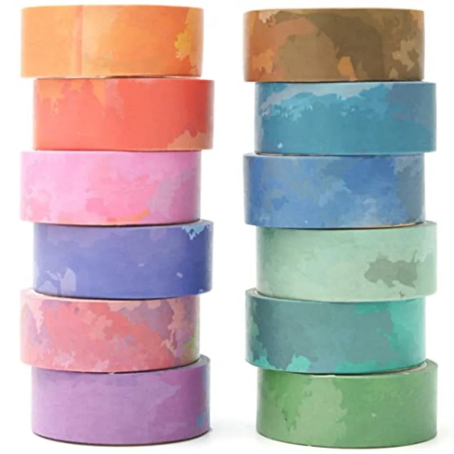 Watercolors Washi Tape Set