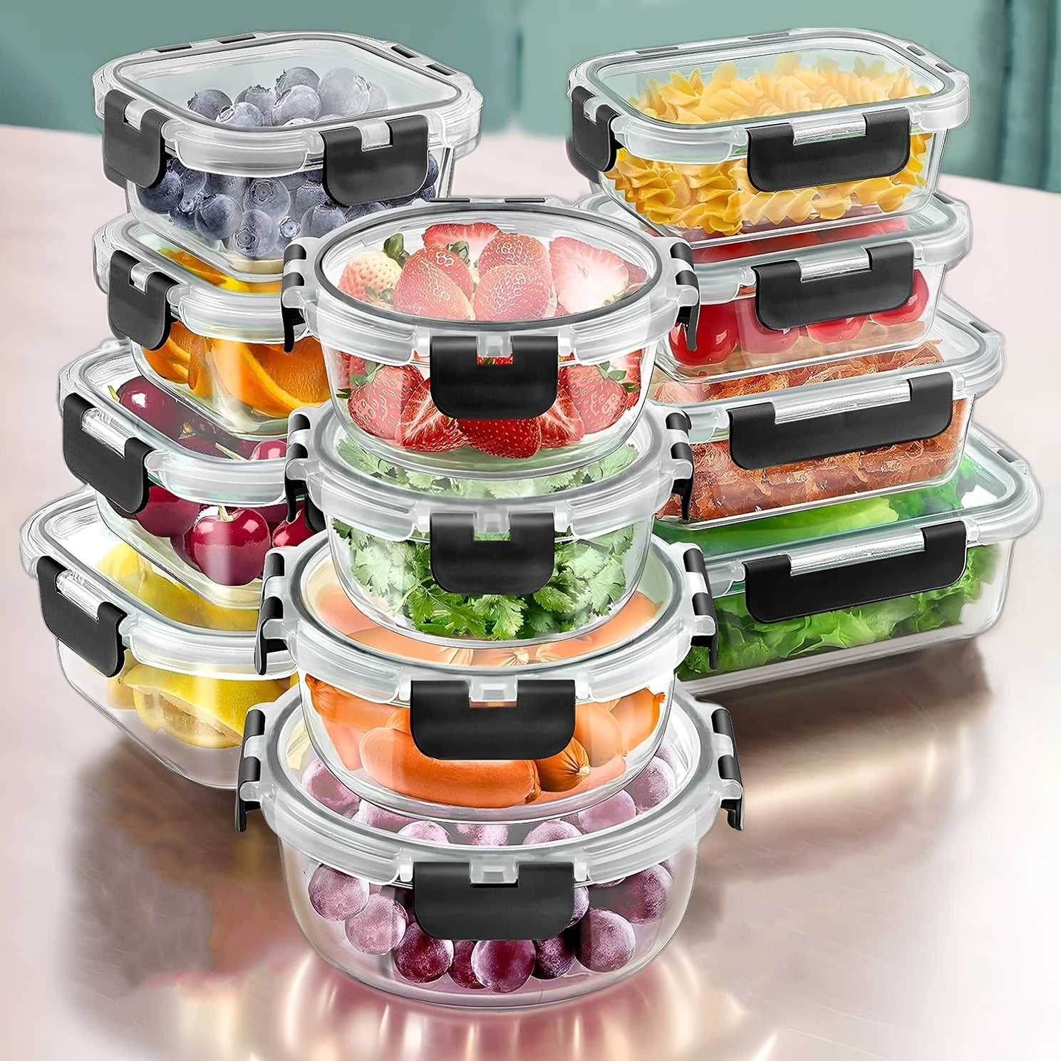 Glass Lunch Food Storage Containers