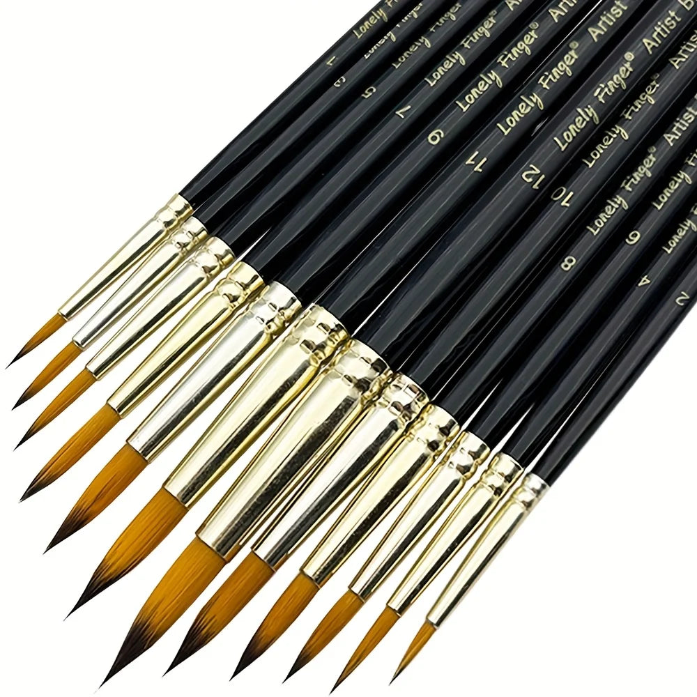 Nylon Paint Brush Set
