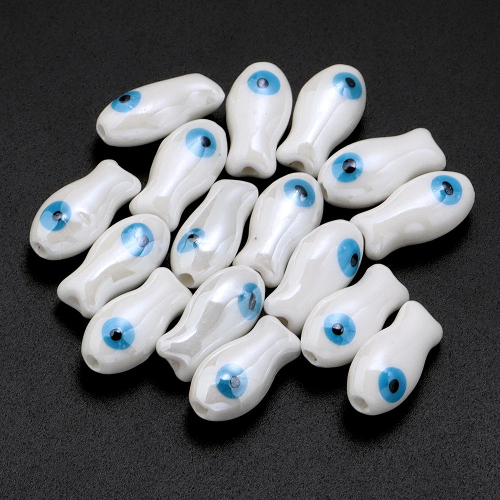 Small Fish Ceramic Beads