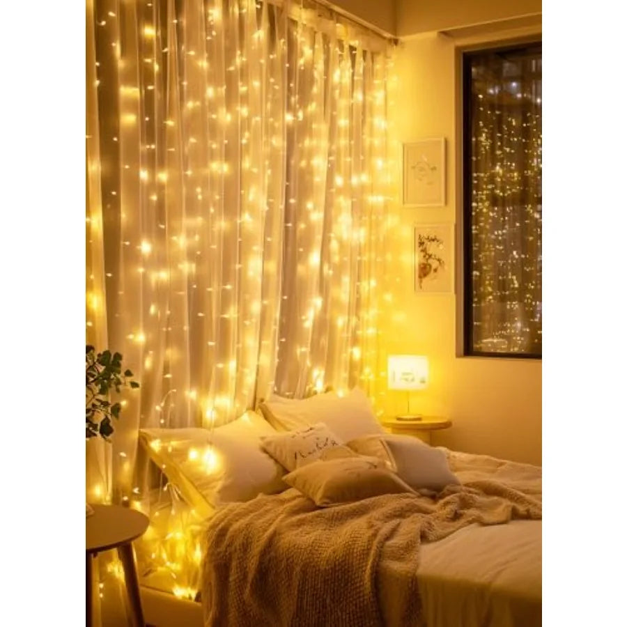 LED Fairy Curtain Lights