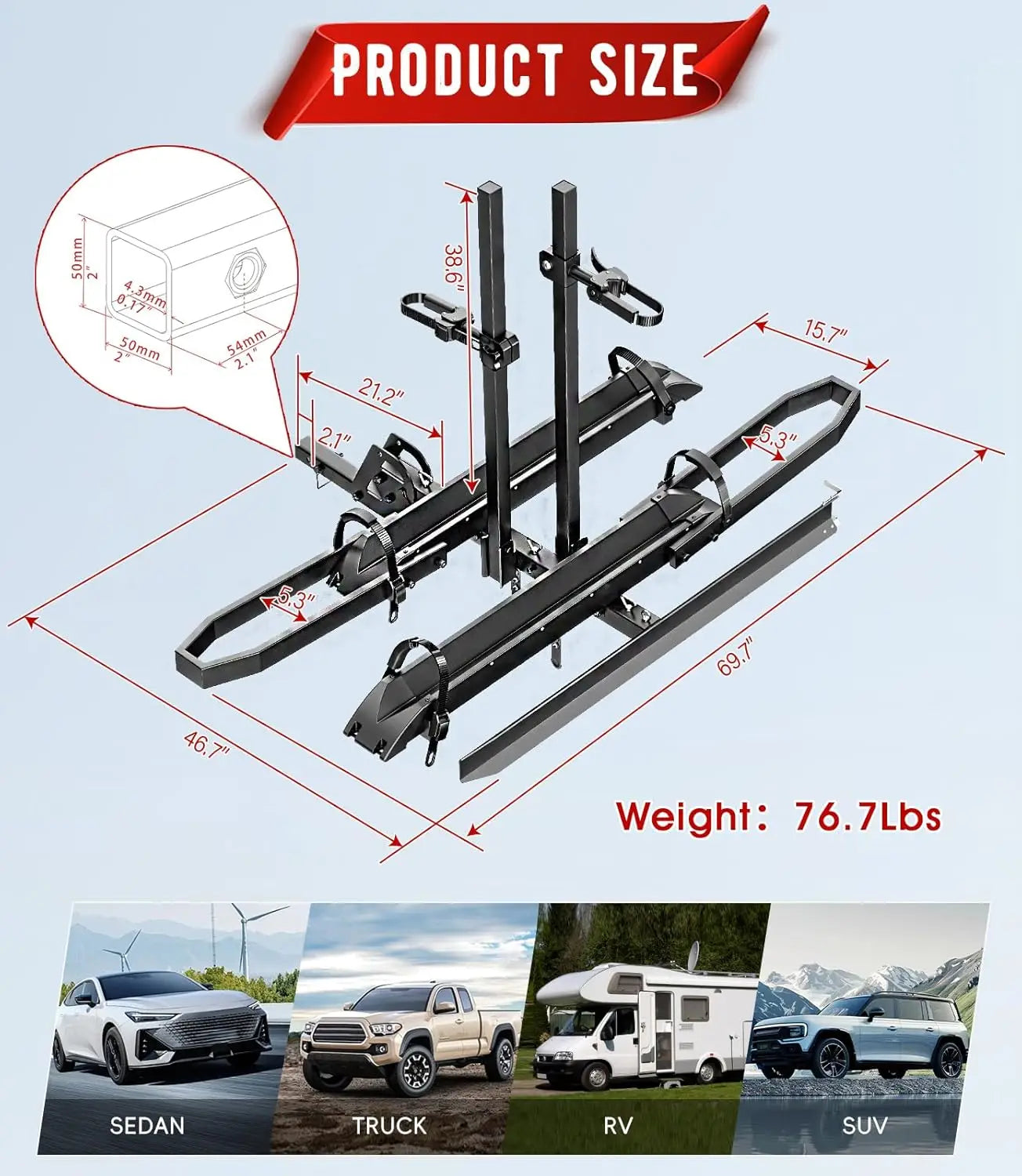 Ebike Rack with Ramp