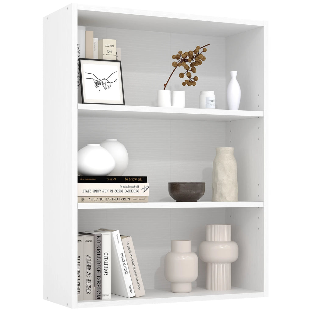 3-4 Tier Wooden Shelf Bookcase
