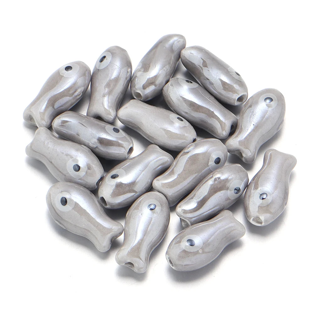Small Fish Ceramic Beads