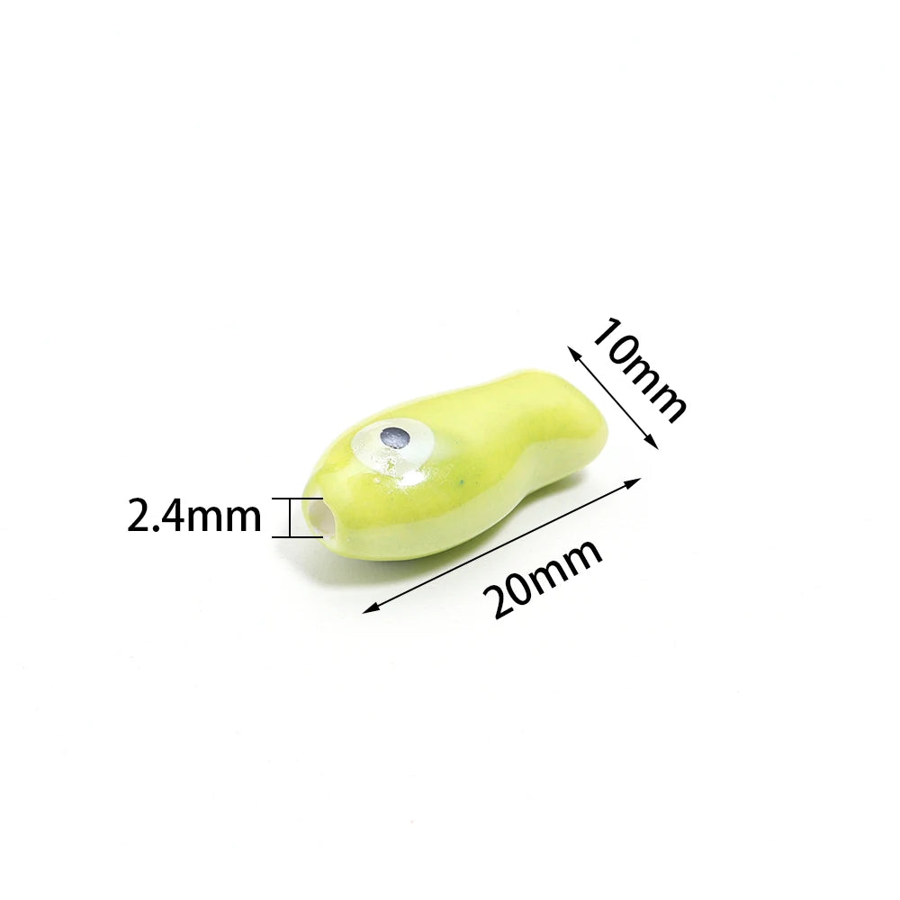 Small Fish Ceramic Beads