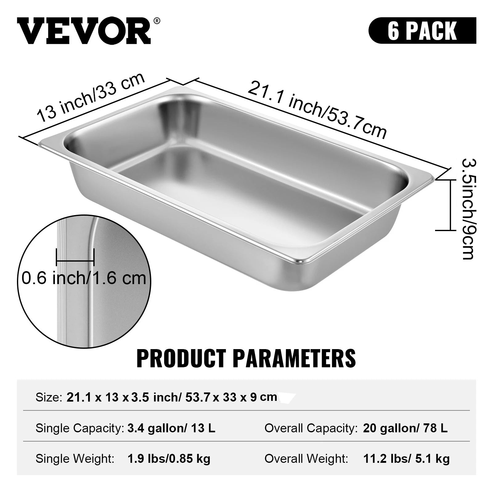 Steam Table Pans