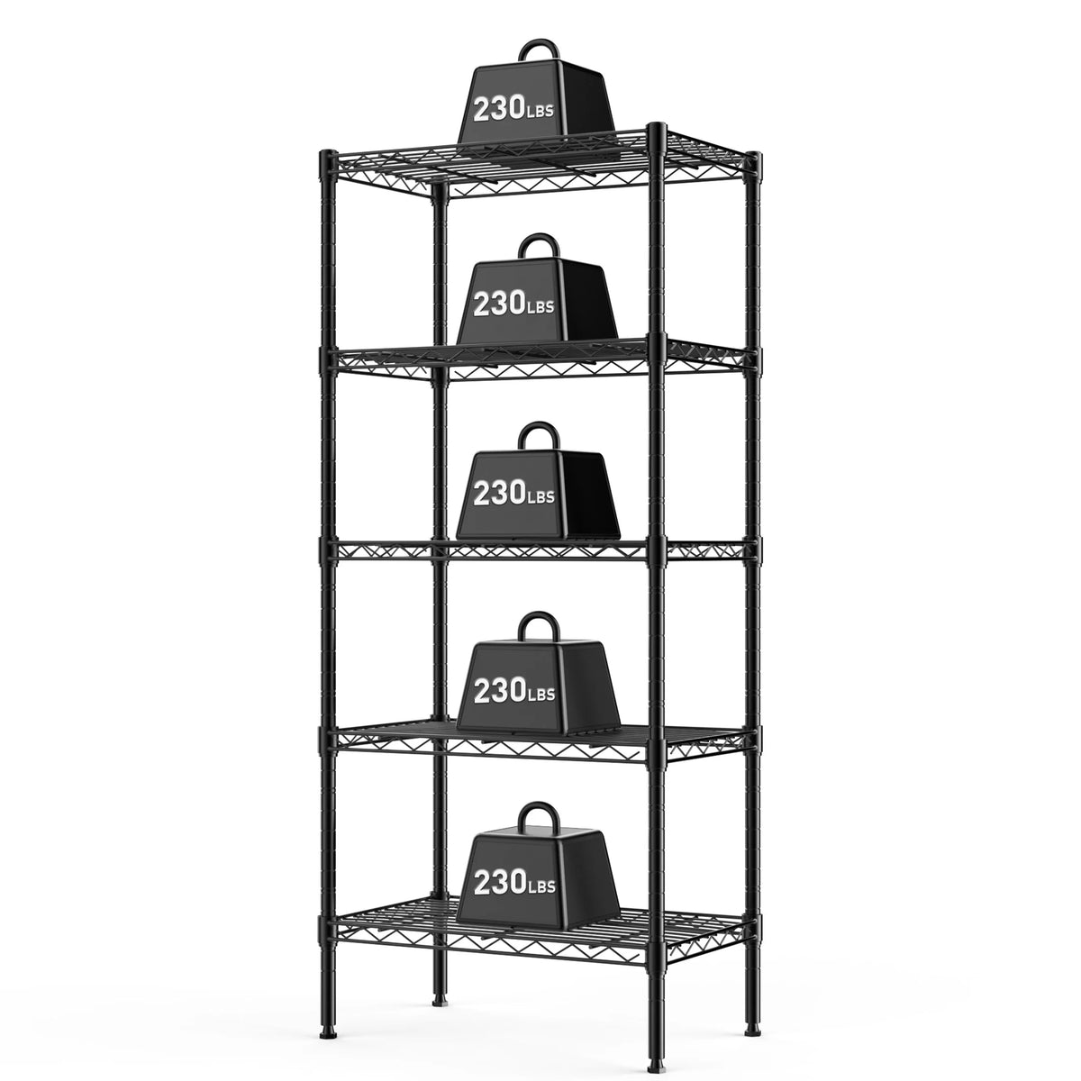 3-5 Tier Metal Storage Shelves