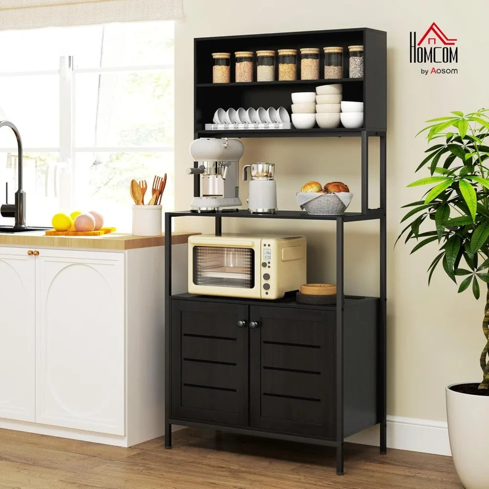 Kitchen Bakers Rack with Power Outlet