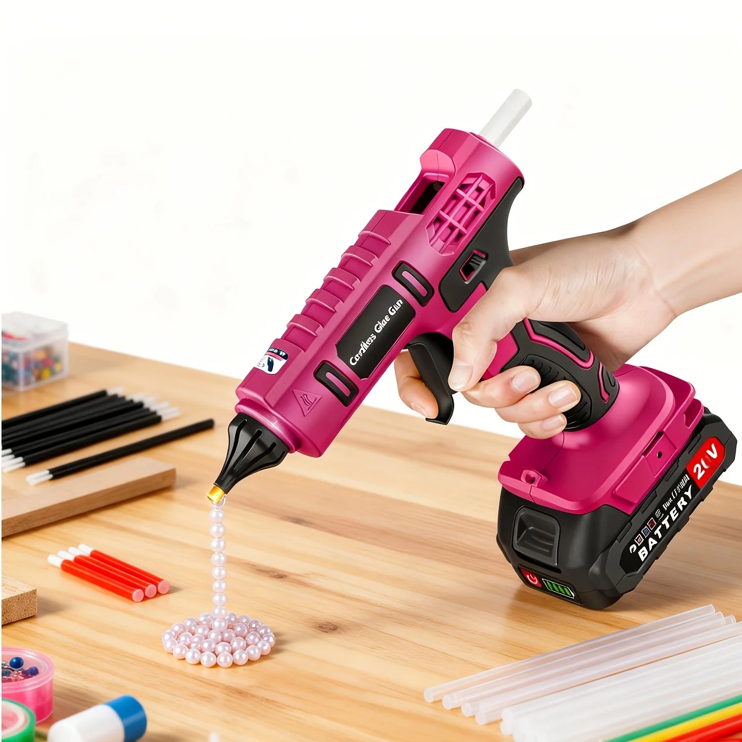 Cordless Hot Glue Gun Kit