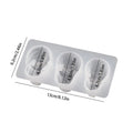 Skull Molds For Epoxy Resin 3D Skull Head Candle Molds Art Crafts For Pendant Bracelet Keychain Making Little Skull Moluds For