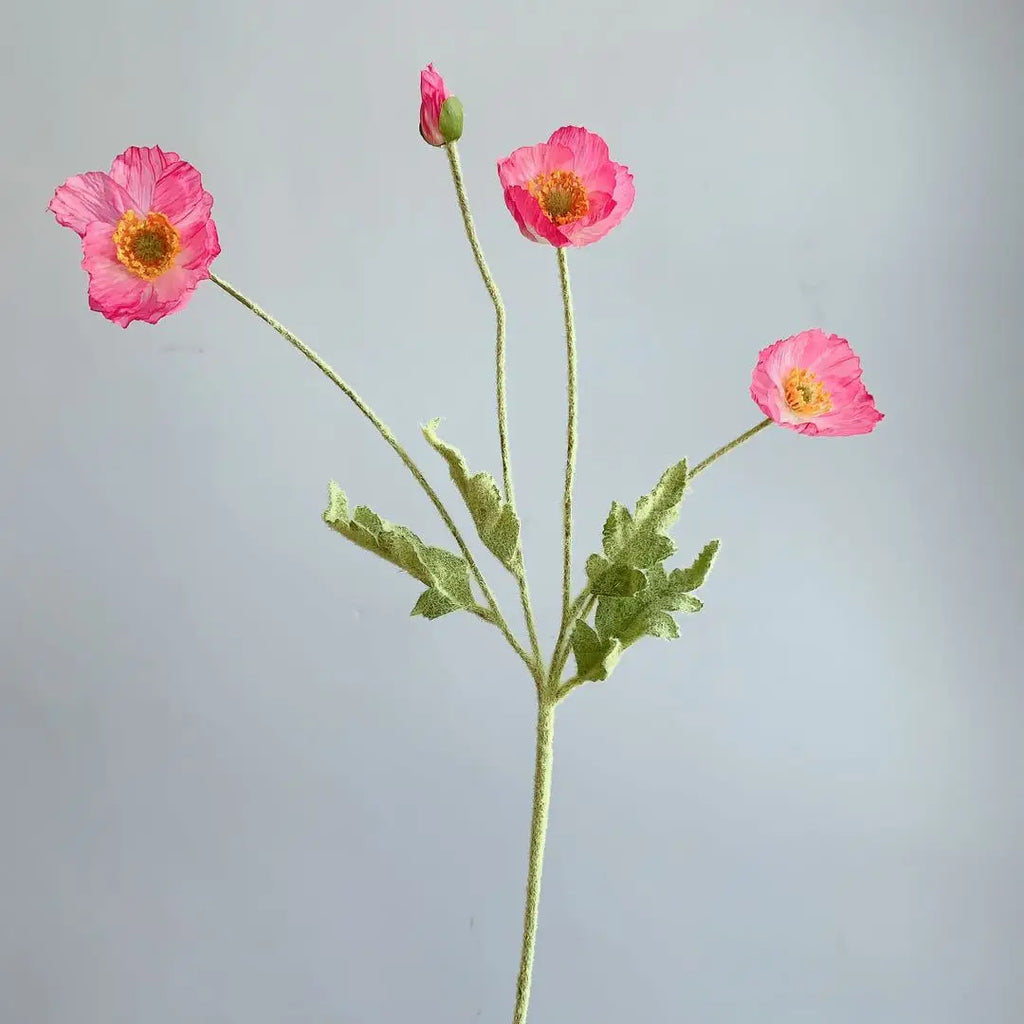 4 Head Artificial Poppy Bouquet









b