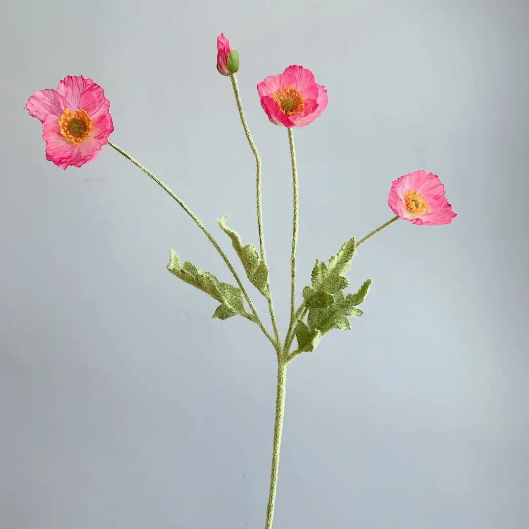 4 Head Artificial Poppy Bouquet









b