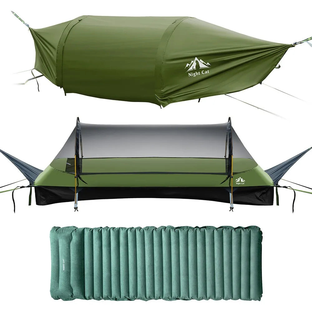 Night Cat Flat Lay Hammock Tent