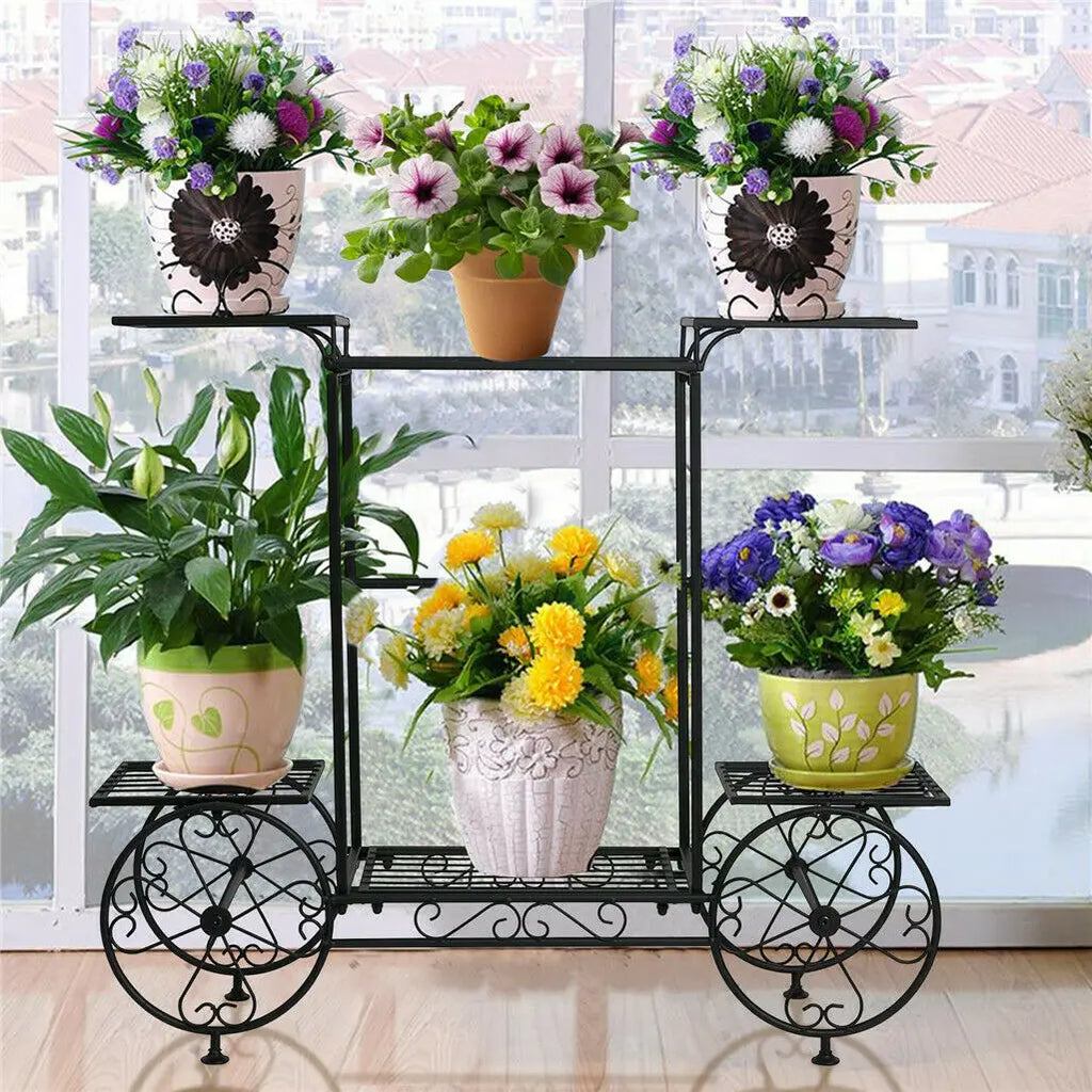 6 Tier Large Metal Plant Stand