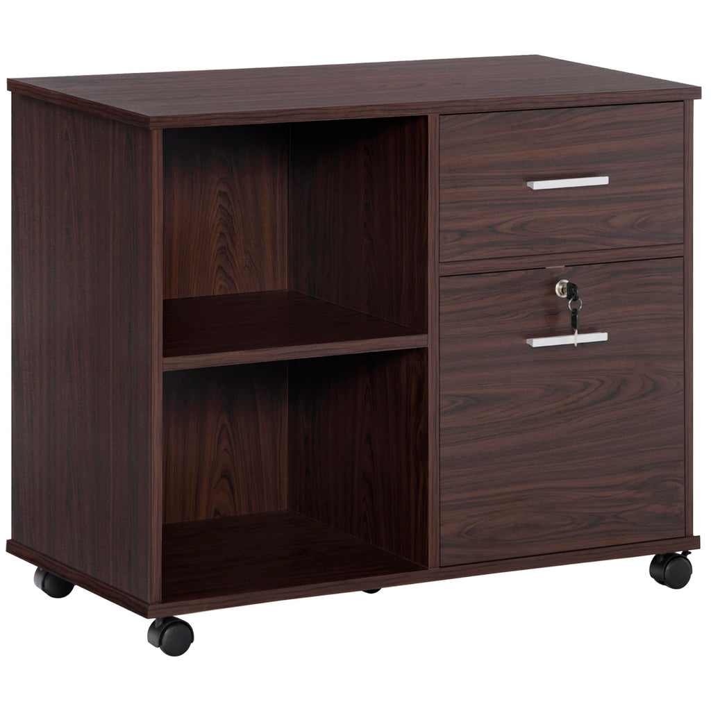 Lateral File Cabinet with Wheels