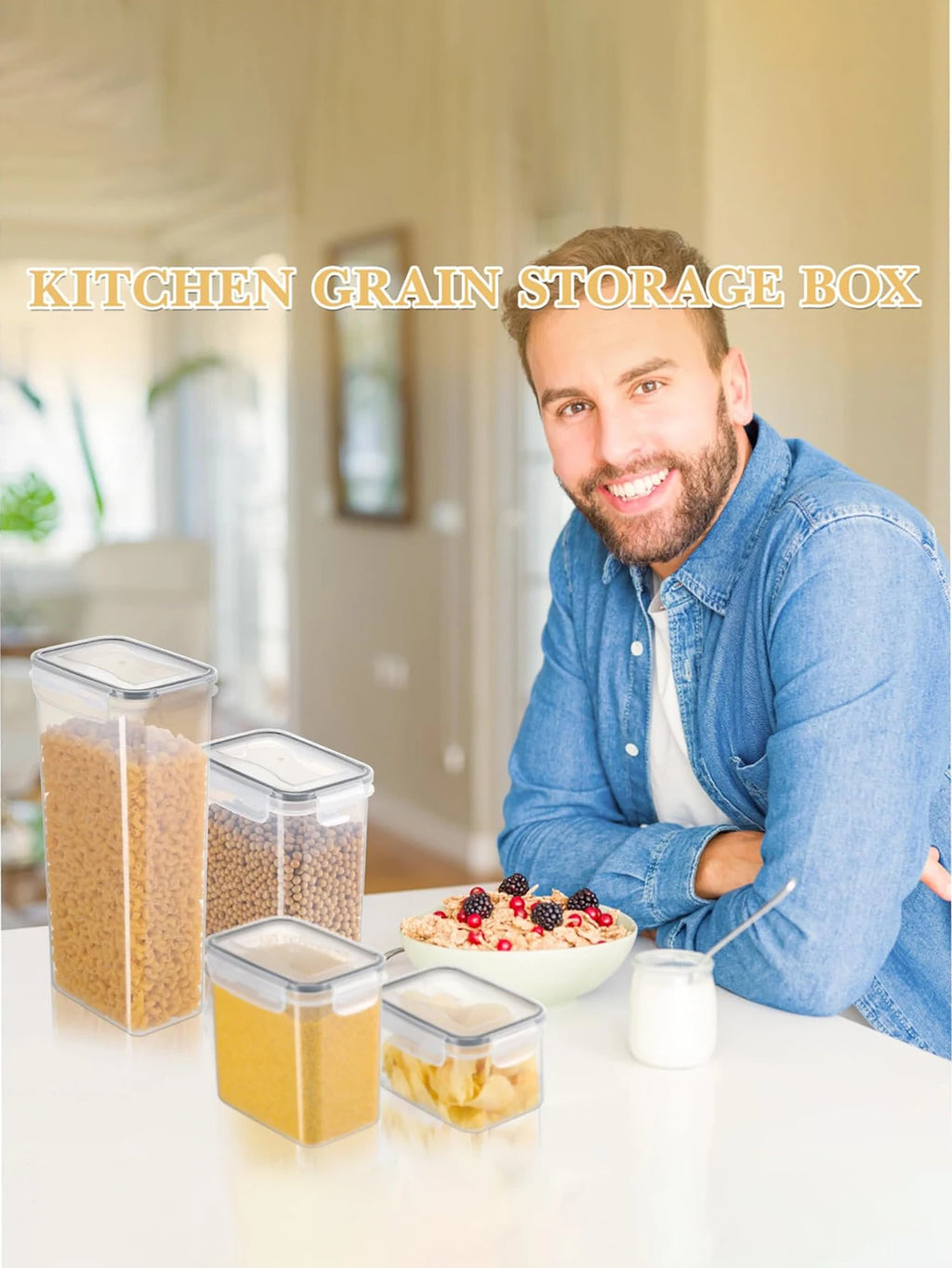 Sealed Food Storage Containers with LIDS