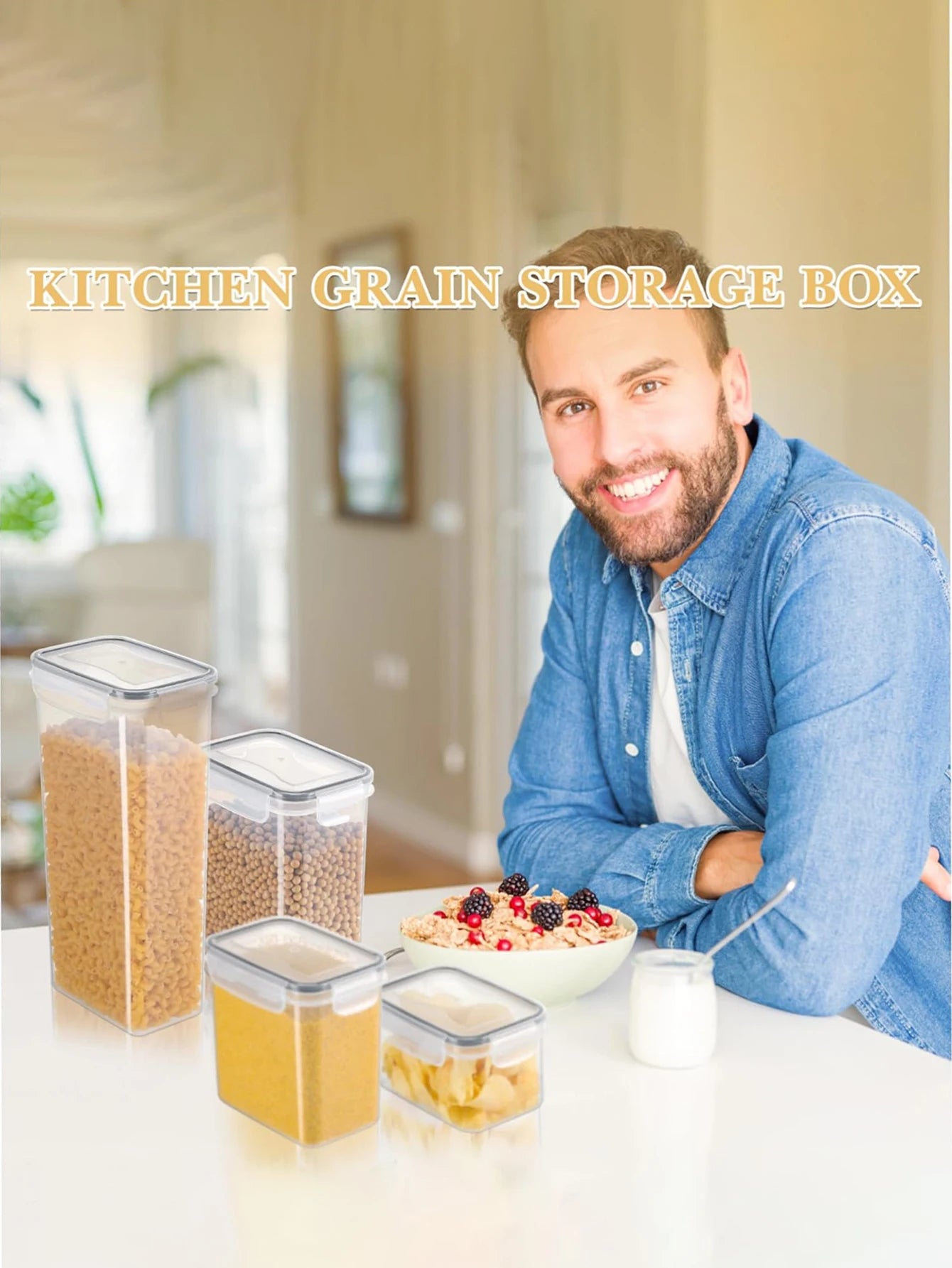 Sealed Food Storage Containers with LIDS
