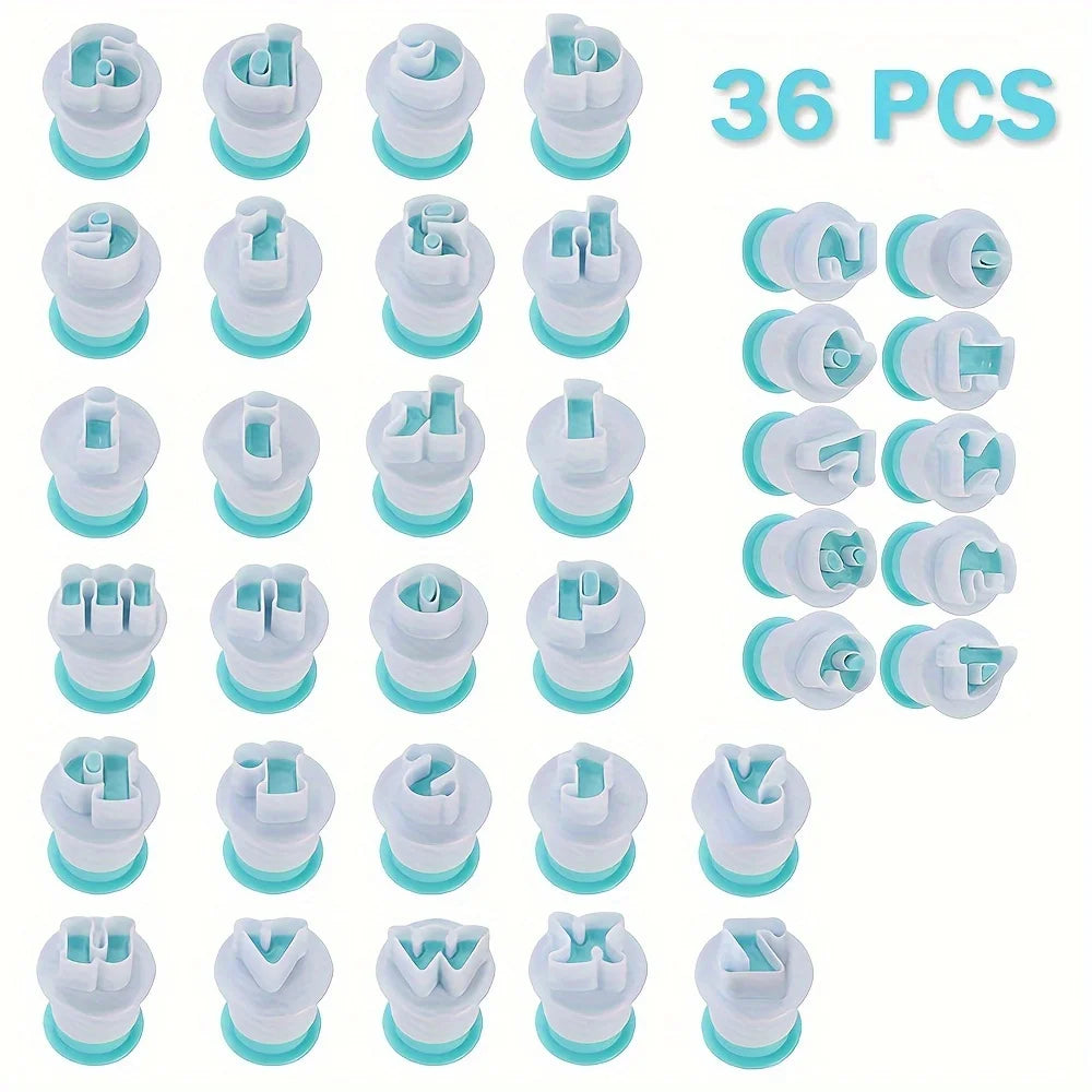 Alphabet Number Cookie Cutters Set