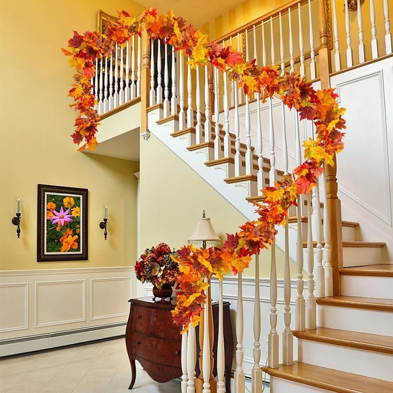 Fall Artificial Maple Leaves Vine