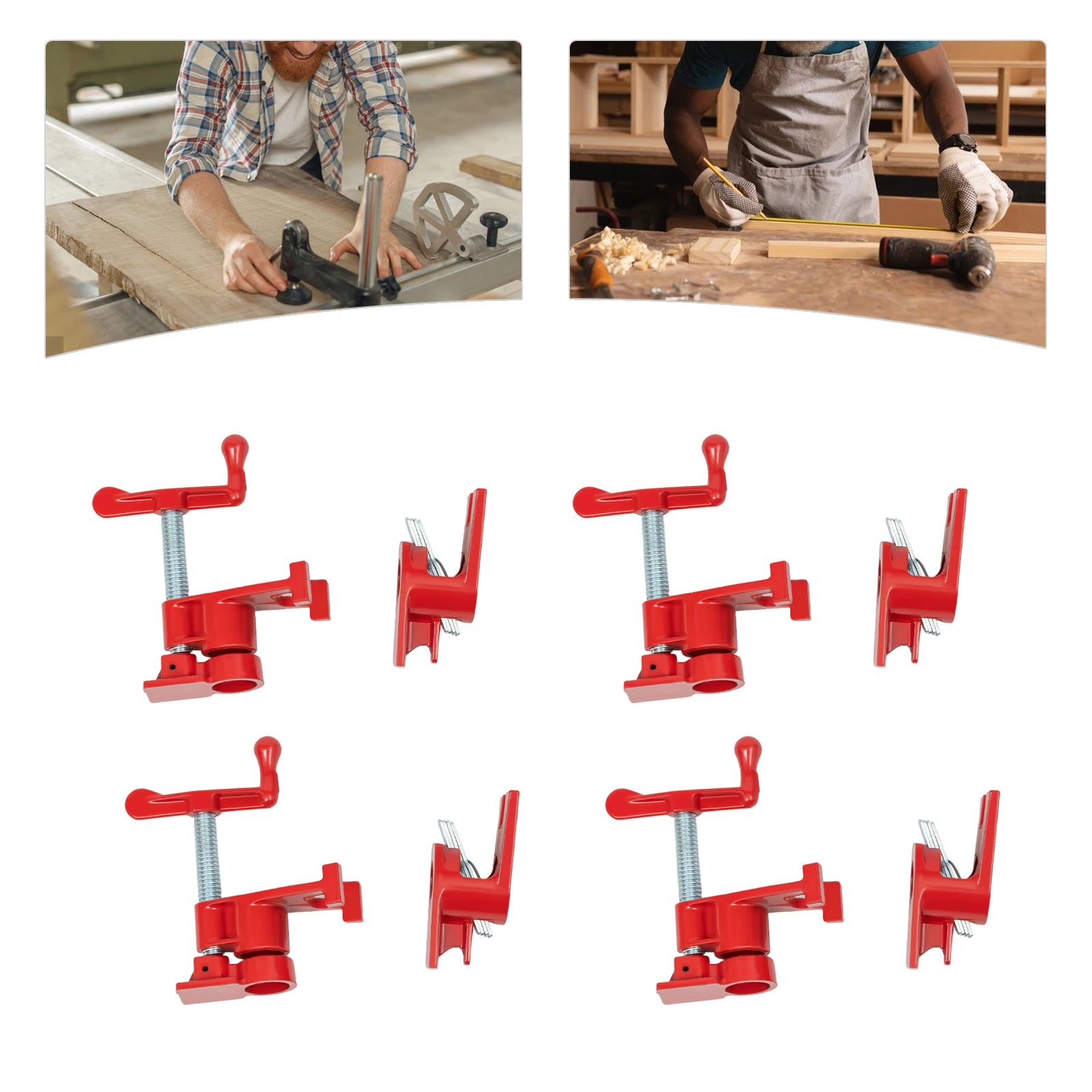 Wood Gluing Pipe Clamp Set