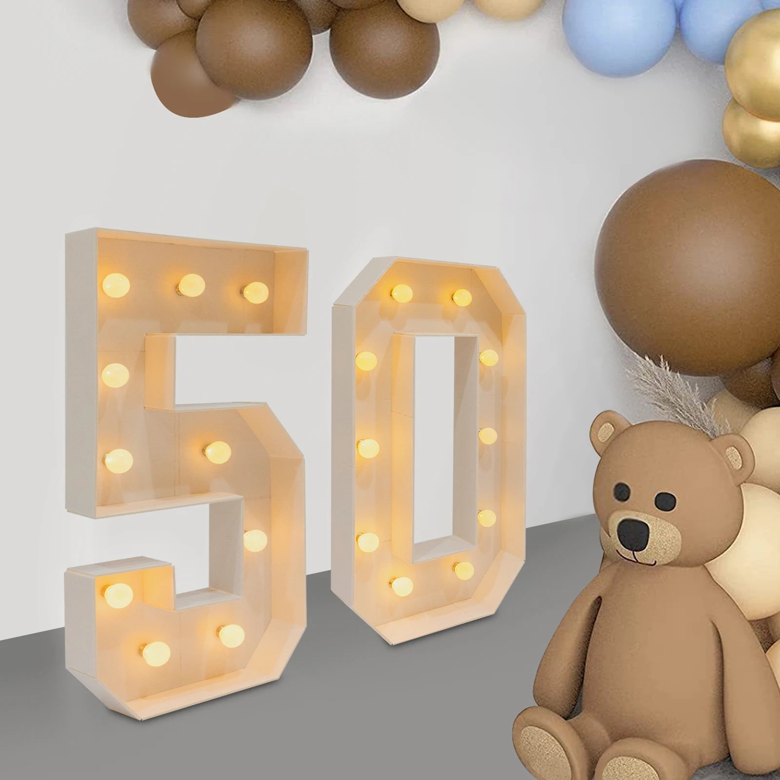 Giant number Led Light