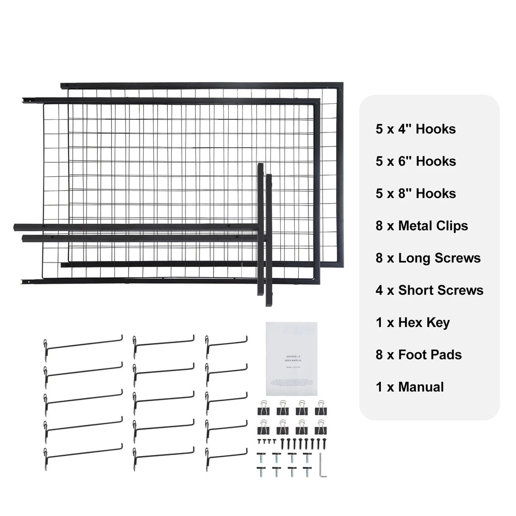 Grid Wall Panels Display Racks