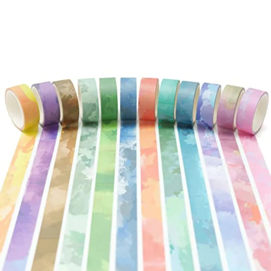 Watercolors Washi Tape Set