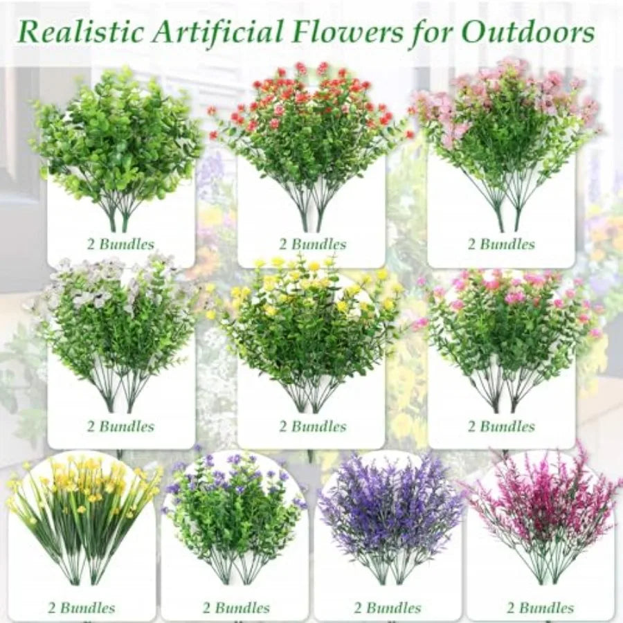 Artificial Flowers for Outdoors