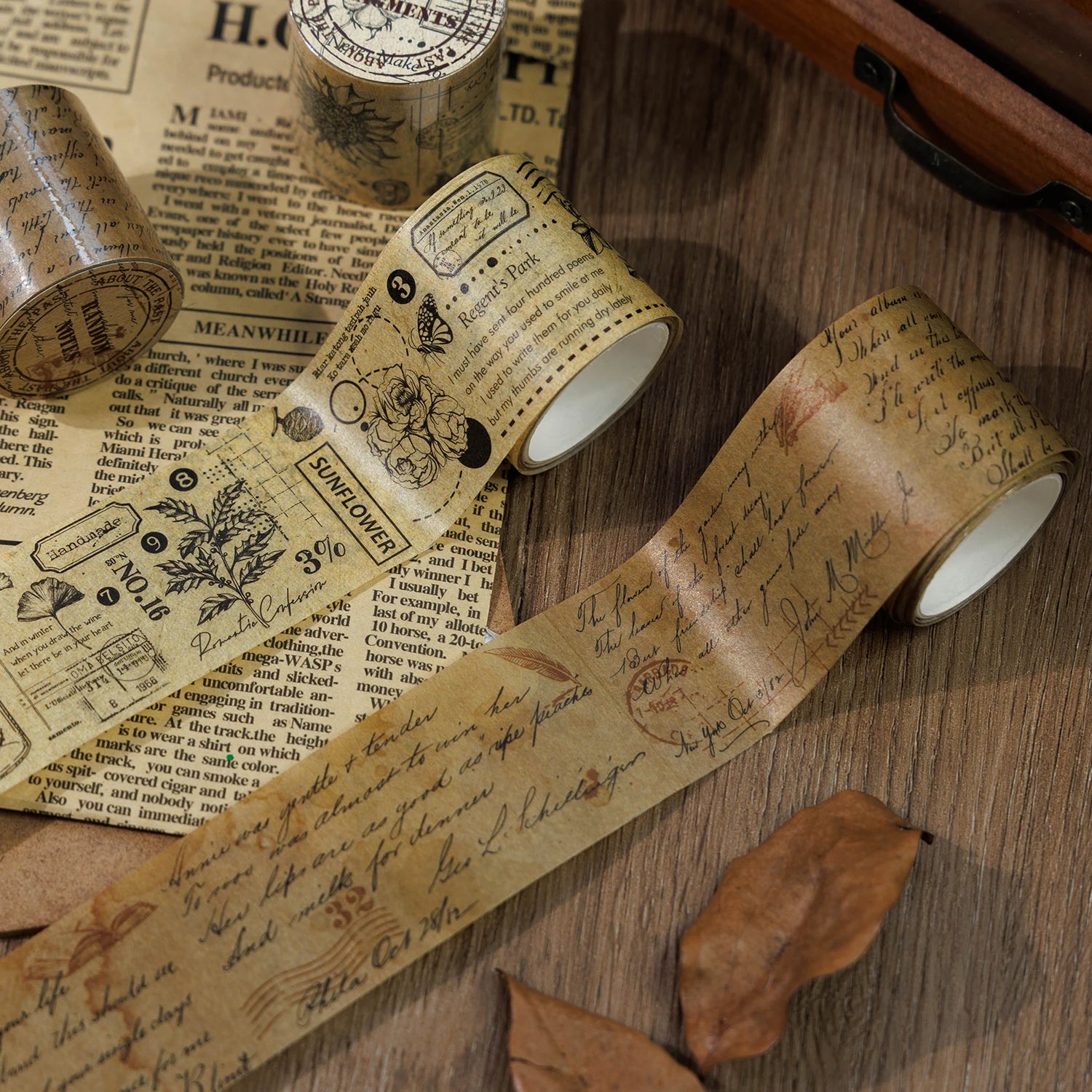 Vintage Washi Die-Cut Tape