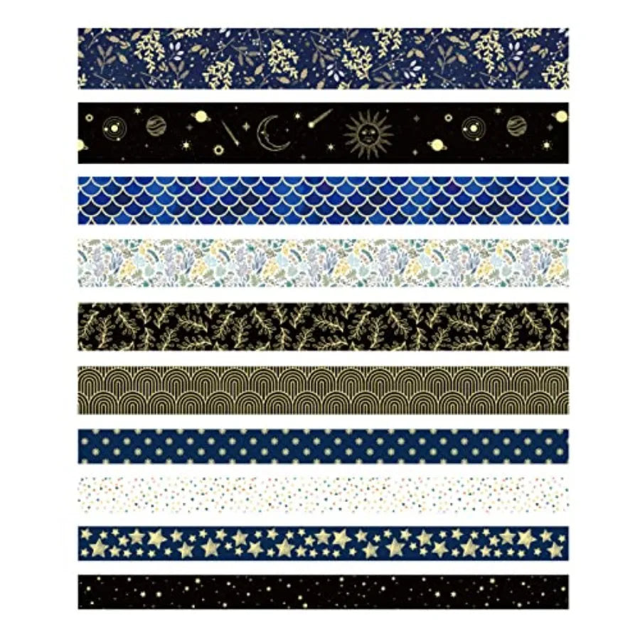 Gold Foil Washi Tape Set
