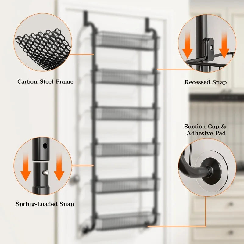 Over The Door 6-Tier Storage Holder