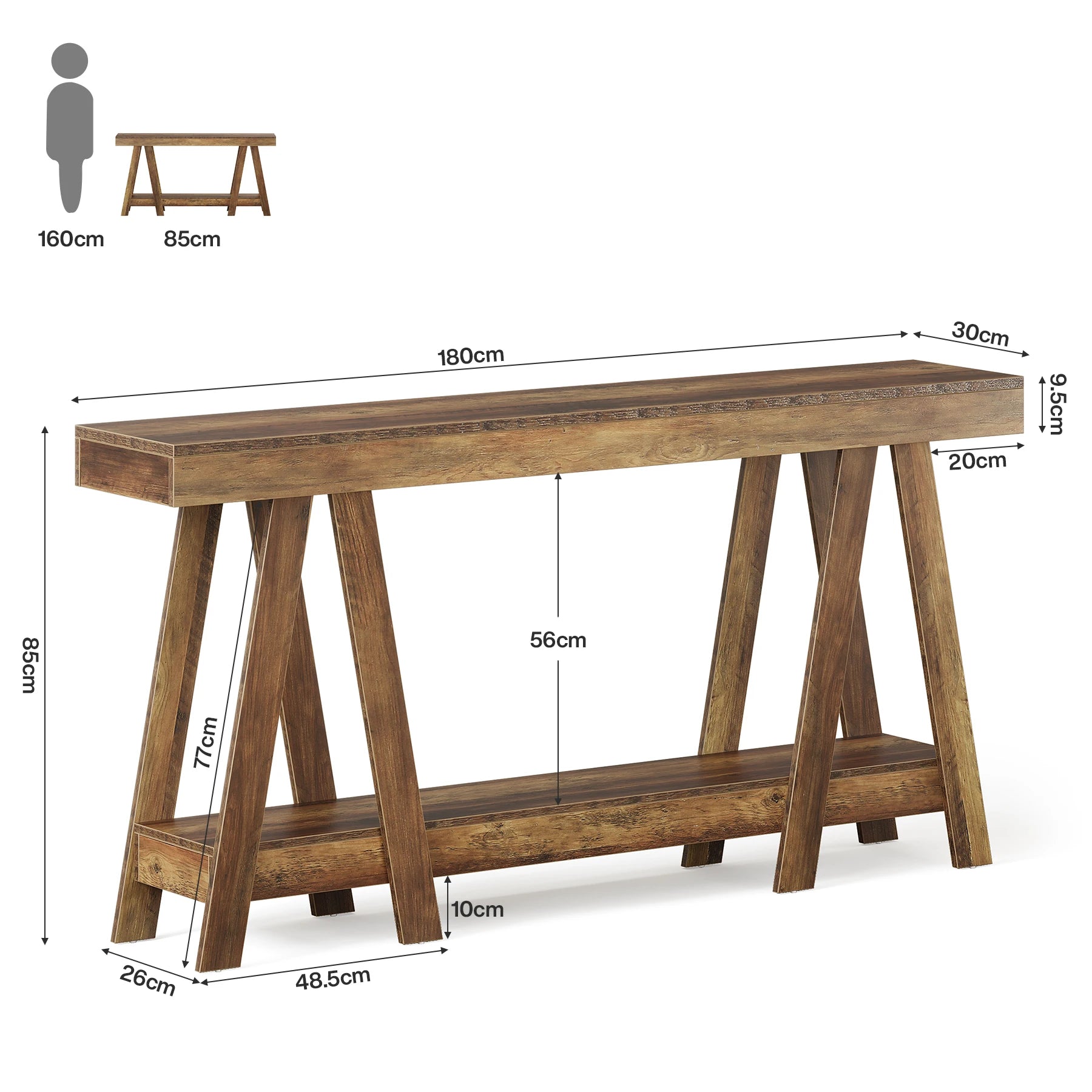 Tribesigns Entryway Accent Table